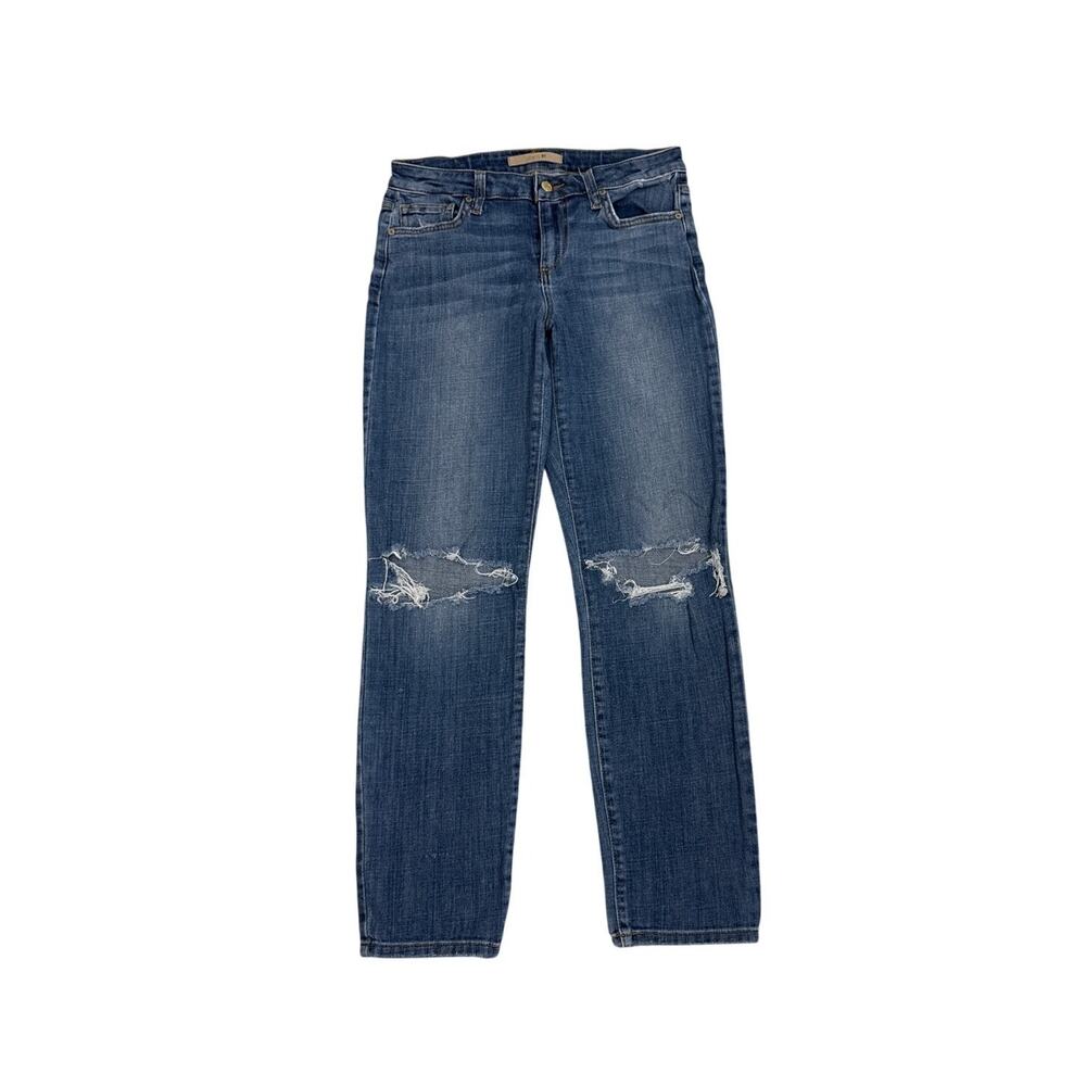 Joe's Jeans Straight Ankle Distressed Capsule Denim Blue Jeans Size 28 (6)